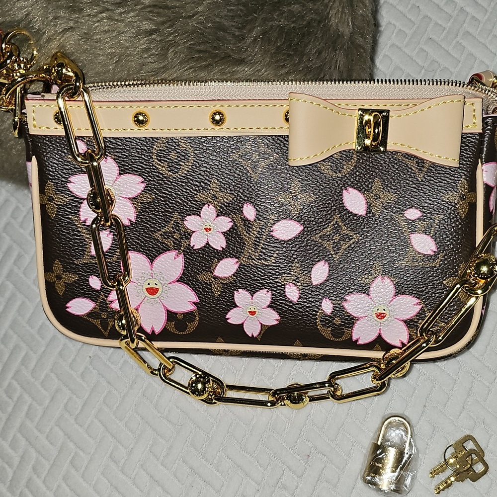 BEAUTIFUL X Takashi Murakami 2025 Cherry Blossom Pochette Accessoires - Picture 2 of 14